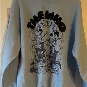 Lively Blue Graphic Sweatshirt